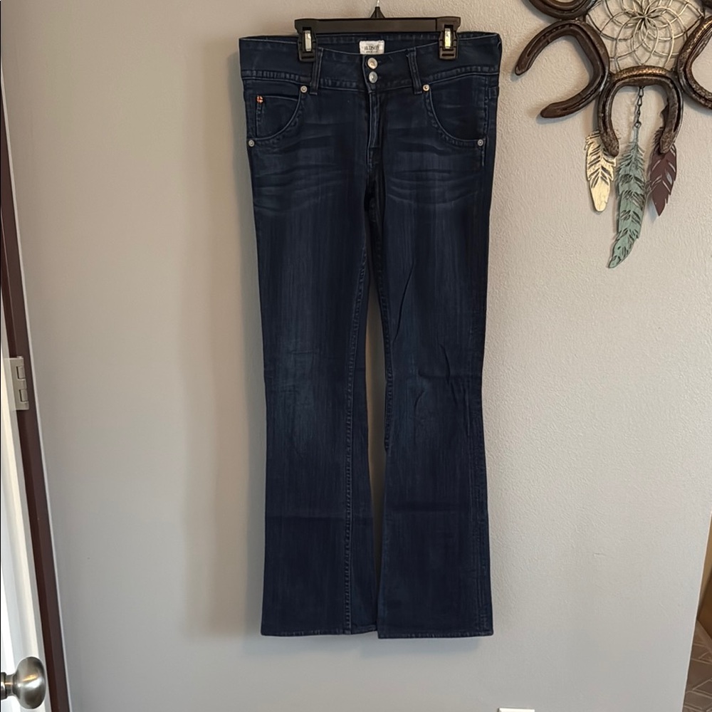 Hudson Jeans Blue Flare Wide Leg